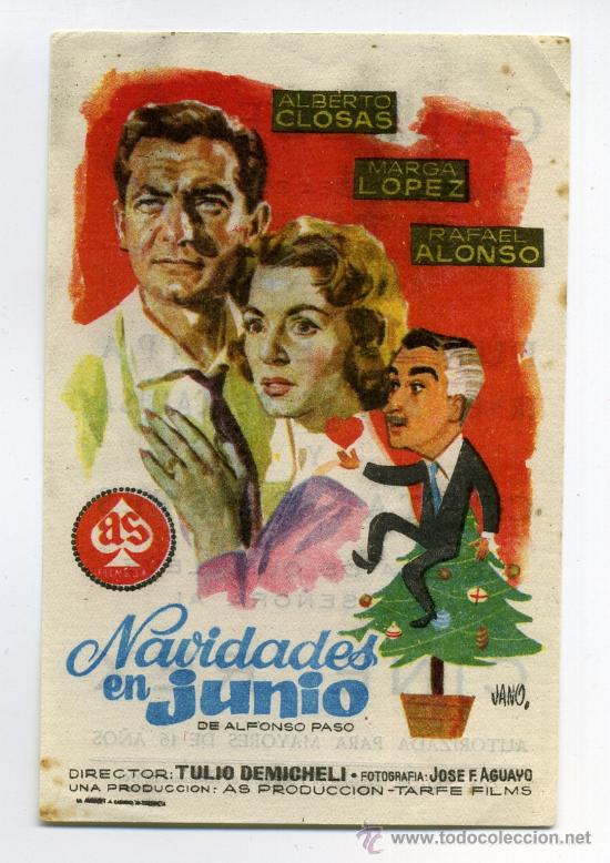 Cine: NAVIDADES EN JUNIO, con Alberto Closas. - Foto 1