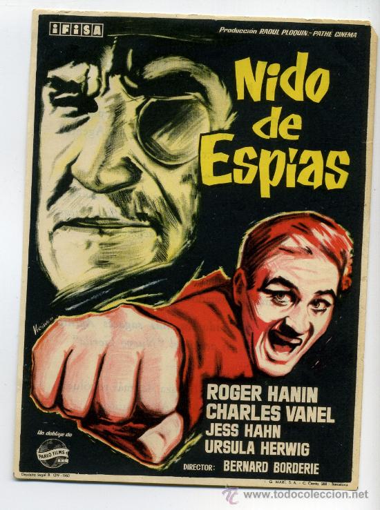 Cine: NIDO DE ESPIAS, con Roger Hanin. - Foto 1