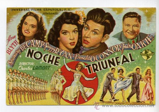 Cine: NOCHE TRIUNFAL, con Donald OConnor. - Foto 1