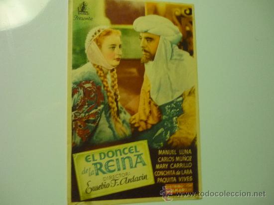 Cine: programa el doncel de lA REINA - MANUEL LUNA - Foto 1