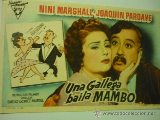 Cine: PROGRAMA UNA GALLEGA BAILA MAMBO .- NINI MARSHALL - Foto 1