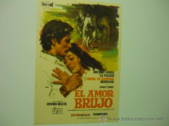 Cine: PROGRAMA EL AMOR BRUJO .- ANTONIO GADES -LA POLACA - Foto 1