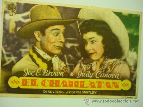 Cine: programa el charlatan .- joe e. brown publicidad cine monterrosa reus - Foto 1