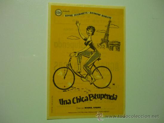Cine: programa una chica estupenda .- sophie desmarets - Foto 1