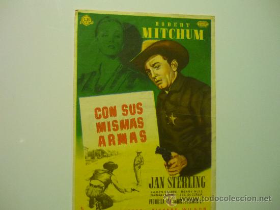 Cine: programa con sus mismas armas.- robert mitchum PUBLICIDAD bartrina -reus - Foto 1