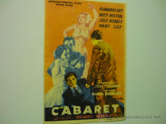 Cine: programa cabaret.-fernando rey - Foto 1