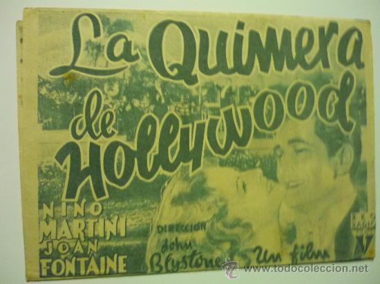 Cine: PROGRAMA DOBLE LA QUIMERA DE HOLLYWOOD-JOAN FONTAINE - Foto 1