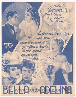 Cine: PTCC 324 BELLA ADELINA PROGRAMA DOBLE WARNER IRENE DUNNE - Foto 2