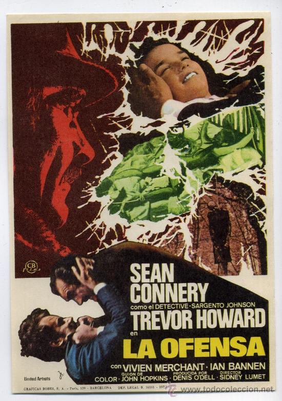 Cine: LA OFENSA, con Sean Connery. - Foto 1