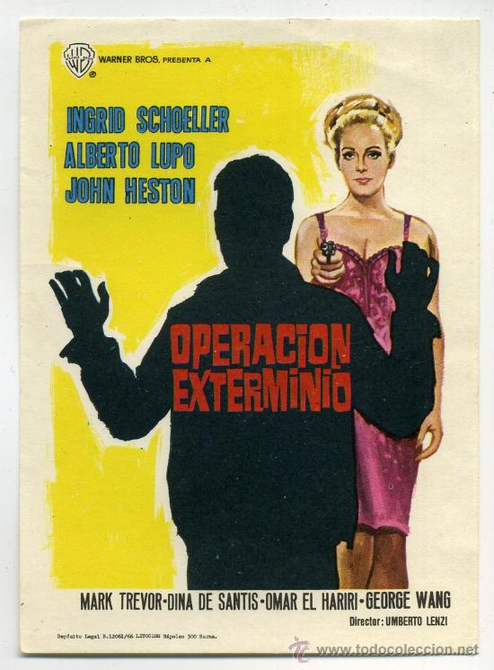 Cine: OPERACI&Oacute;N EXTERMINIO, con Ingrid Schoeller. - Foto 1