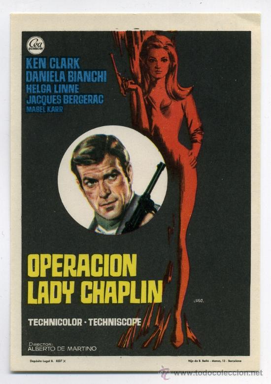 Cine: OPERACI&Oacute;N LADY CHAPLIN, con Helga Linne. - Foto 1