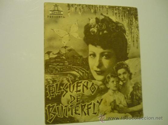 Cine: PROGRAMA doble EL SUE&Ntilde;O DE BUTTERFLY-F.GIACHETTI -publicidad - Foto 1