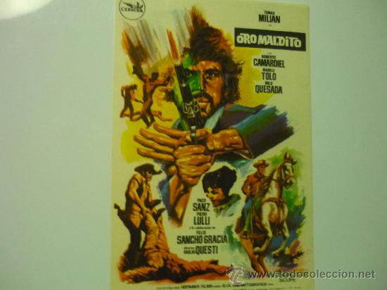 Cine: PROGRAMA ORO MALDITO .- TOMAS MILIAN - Foto 1