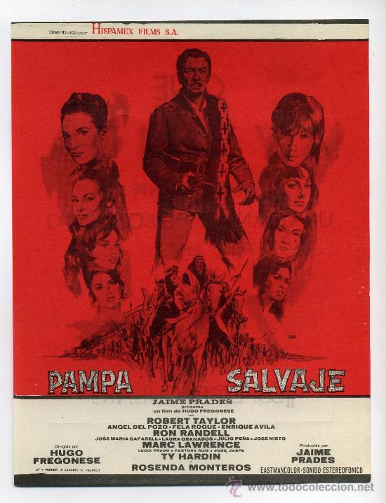 Cine: PAMPA SALVAJE, con Robert Taylor, - Foto 1