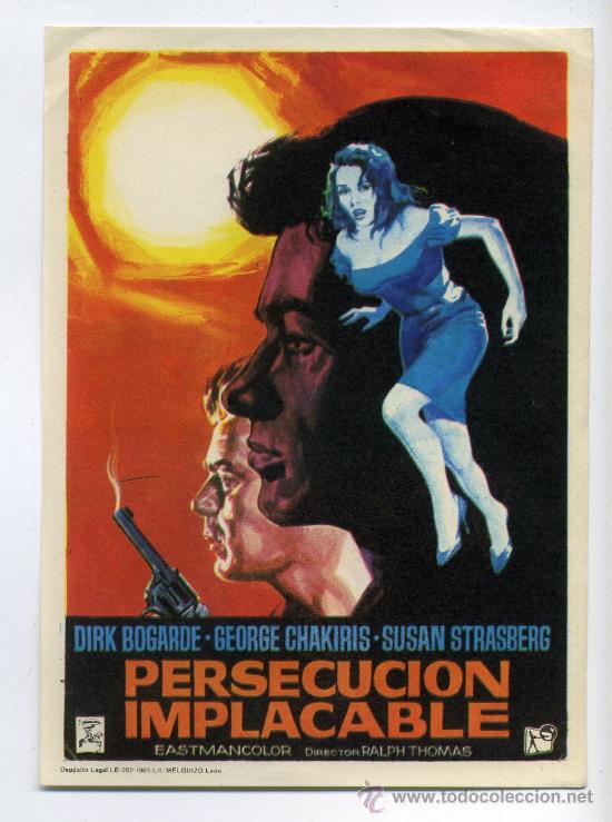 Cine: PERSECUCI&Oacute;N IMPLACABLE, con Dick Bogarde. - Foto 1