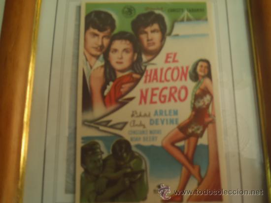 Cine: FOLLETO DE MANO EL HALCON NEGRO - Foto 1
