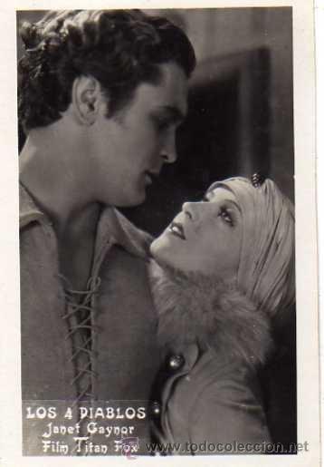 Cine: LOS 4 DIABLOS PROGRAMA TARJETA PROGRAMA. CINE MUDO. JANET GAYOR TITAN FOX