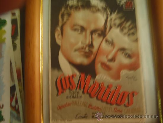 Cine: FOLLETO DE MANO LOS MARIDOS - Foto 1
