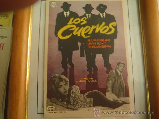 Cine: FOLLETO DE MANO LOS CUERVOS - Foto 1