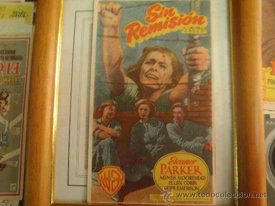 Cine: FOLLETO DE MANO SIN REMISION - Foto 1