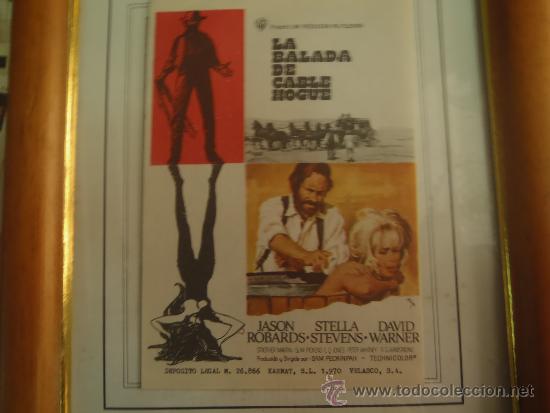 Cine: FOLLETO DE MANO LA BALADA DE CABLE HOGUE - Foto 1