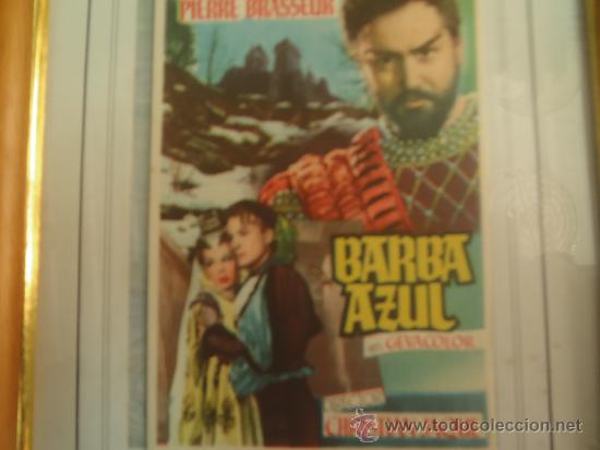 Cine: FOLLETO DE MANO BARBA AZUL - Foto 1