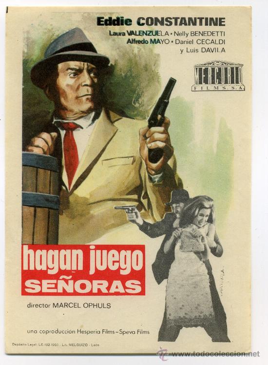 Cine: HAGAN JUEGO, con Eddie Constantine. - Foto 1