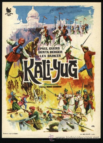 Kino: Q-00666- KALI-YUG (Il mistero del tempio indiano) (CINE PRINCIPAL) Paul Guers - Lex Barker