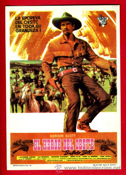 Cine: EL HEROE DEL OESTE , SENCILLO , ORIGINAL , PMD 748 - Foto 1