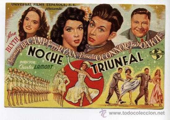 Cine: NOCHE TRIUNFAL, con Donald OConnor. - Foto 1