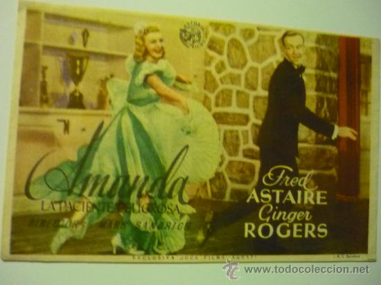 Cine: PROGRAMA AMANDA - FRED ASTAIRE- G.ROGERS-publicidad - Foto 1