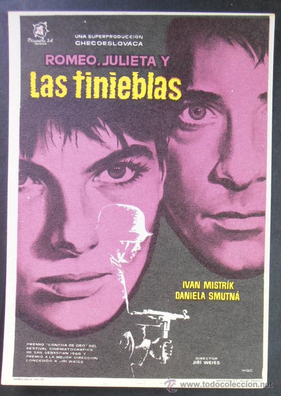 Cine: ROMEO, JULIETA Y LAS TINIEBLAS, FM, SIN PUBLICIDAD (1623) , VER FOTO