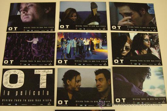 Cine: lote 10 programas de mano modernos pelicula ot - david bisbal - david bustamente - chenoa - Foto 2