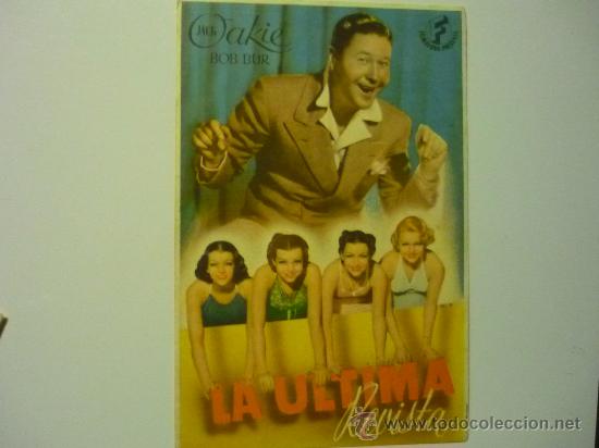 Cine: PROGRAMA LA ULTIMA REVISTA .- JACK OAKIE - Foto 1