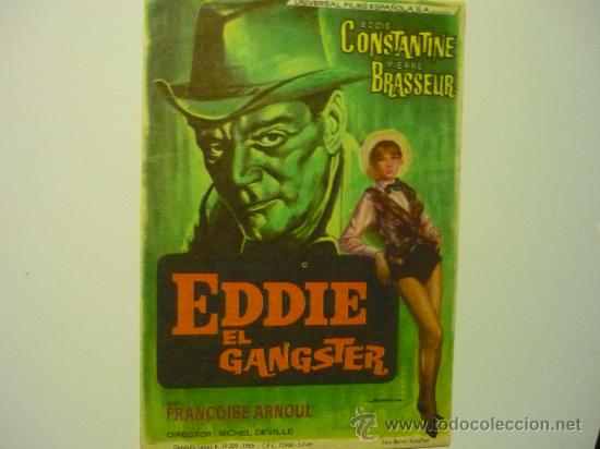 Cine: PROGRAMA EDDIE EL GANGSTER.-EDDIE CONSTANTINE - publicidad - Foto 1