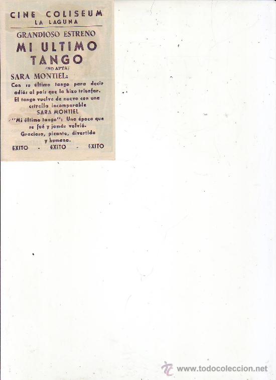 Cine: mi ultimo tango  c/p - Foto 2