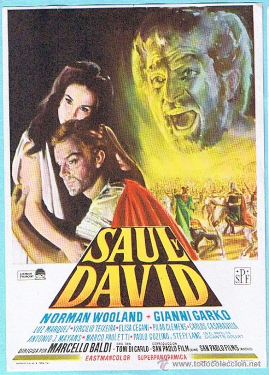 Cine: SAUL Y DAVID. NORMAN WOOLAND, GIANNI GARKO. DIR. MARCELO BALDI. - Foto 1