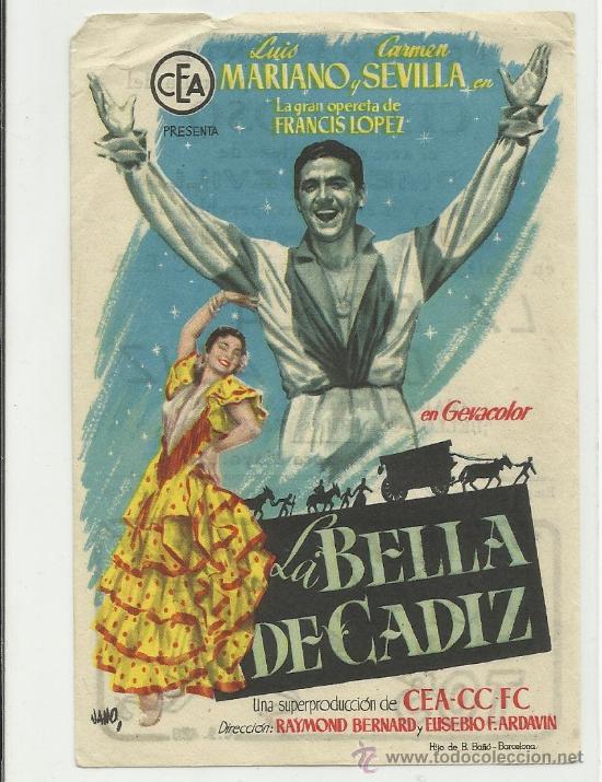 Cine: ls bella de cadiz - Foto 1
