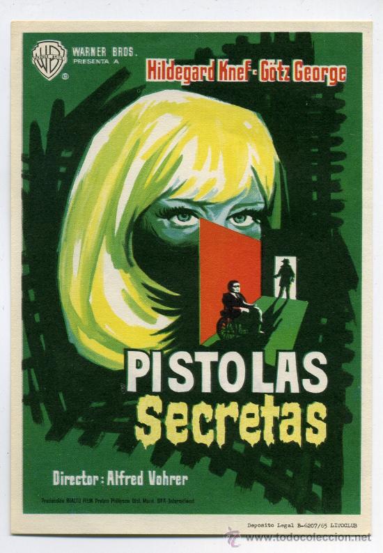 Cine: PISTOLAS SECRETAS, con Hildegard Knef. - Foto 1
