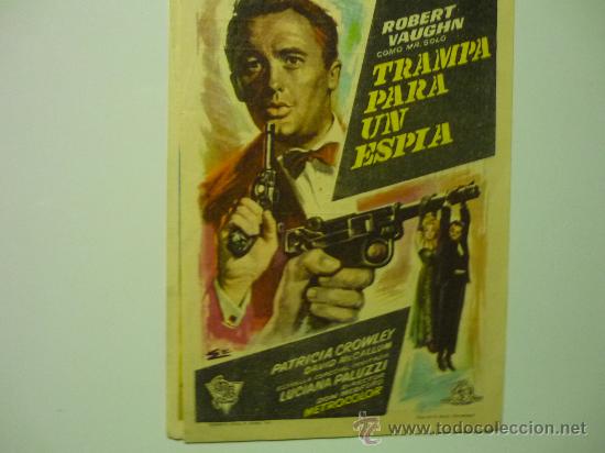 Cine: programa trampa para un espia .- robert vaughn publicidad - Foto 1