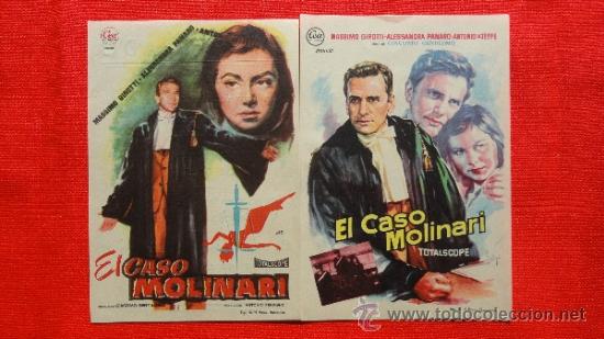 Cine: EL CASO MOLINARI, 2 PROGRAMAS SENCILLOS IMPECABLES, MASSIMO GIROTTI, UNO PUBLI CINE DORADO - Foto 1