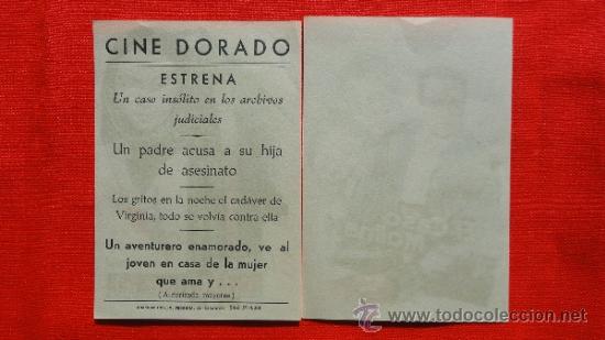 Cine: EL CASO MOLINARI, 2 PROGRAMAS SENCILLOS IMPECABLES, MASSIMO GIROTTI, UNO PUBLI CINE DORADO - Foto 2
