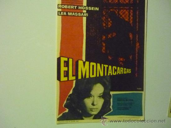 Cine: PROGRAMA EL MONTACARGAS .- ROBERT HOSSEIN - Foto 1