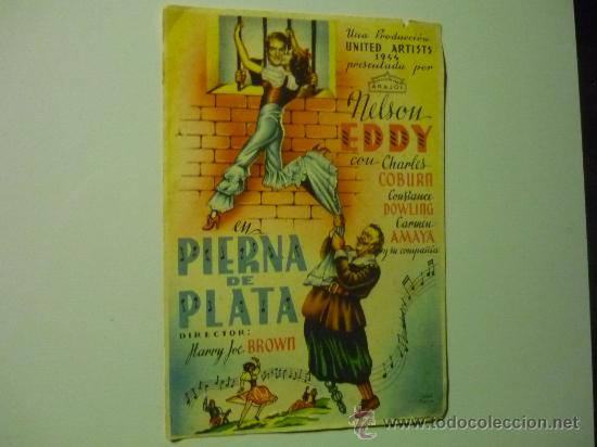 Cine: PROGRAMA PIERNA DE PLATA .-ARAJOL - NELSON EDDY - Foto 1