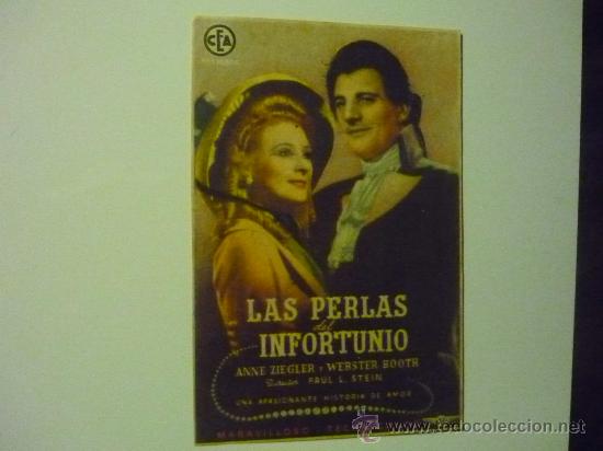 Cine: PROGRAMA LAS PERLAS DEL INFORTUNIO.- PUBLICIDADgoya zaragoza - Foto 1