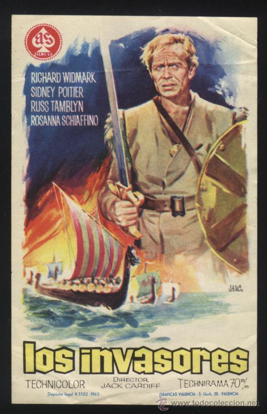 Kino: Q-00938- LOS INVASORES (The Long Ships) Richard Widmark - Sidney Poitier - Russ Tamblyn