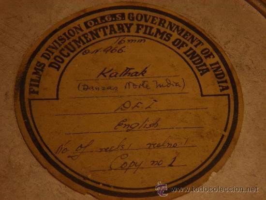 Cine: DOCUMENTAL   SOBRE DANZAS DE LA INDIA   EN 16 MM - Foto 1