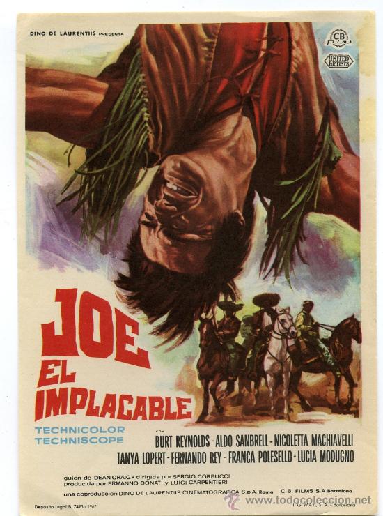 Cine: JOE EL IMPLACABLE, con Burt Reynolds. - Foto 1