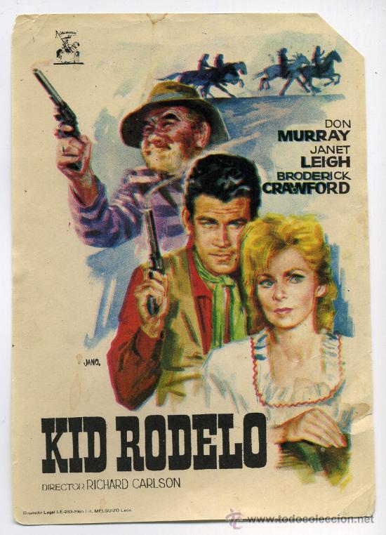 Cine: KID RODELO, con Don Murray. - Foto 1