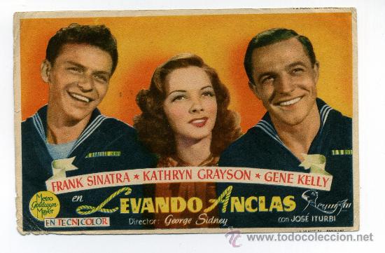 Cine: LEVANDO ANCLAS, con Frank Sinatra. - Foto 1